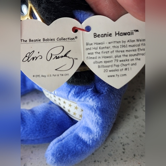 Elvis Presley Hawaii - Ty Beanie Baby - 2009 - Picture 3 of 6